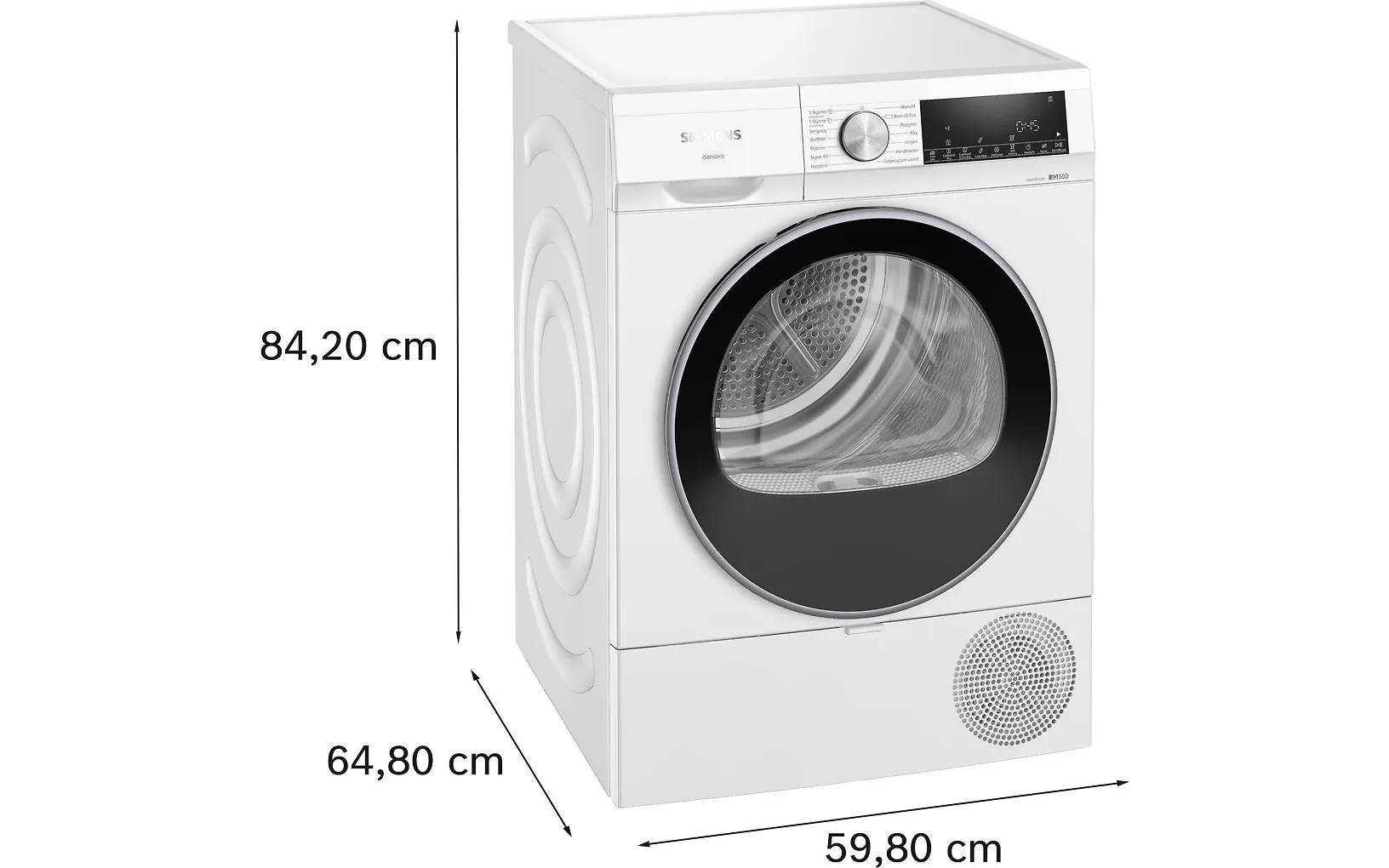 Siemens iQ500 torktumlare, WQ33G2CBDN