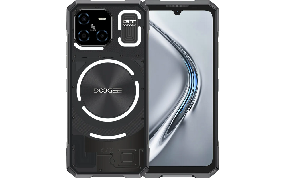 DOOGEE Blade GT puhelin, 256/12 Gt, musta
