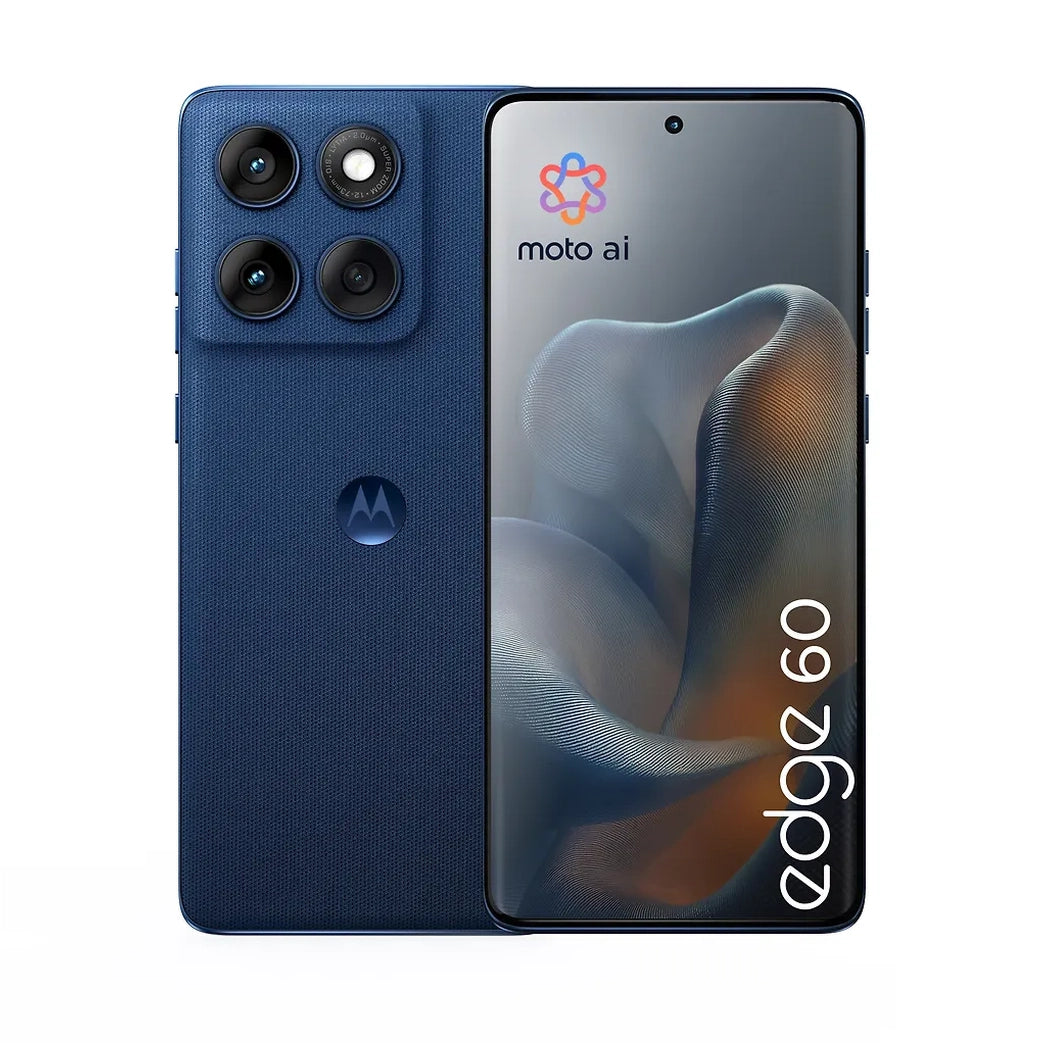 Motorola Edge 60 puhelin, 512/12 Gt, Gibraltar Sea - E-store.fi