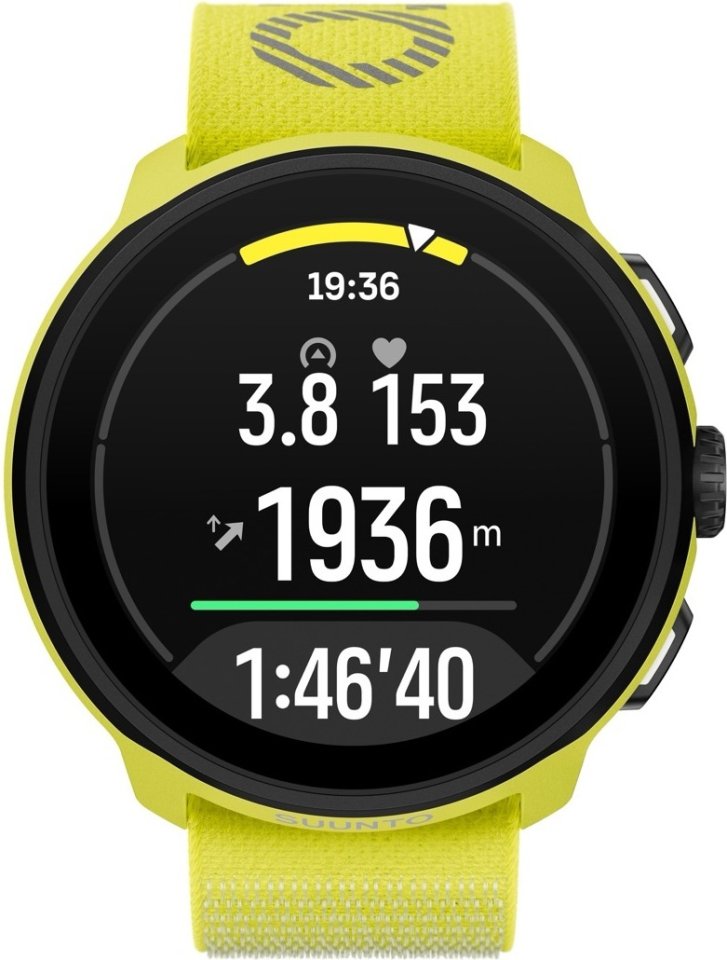 Suunto Run urheilukello, 46 mm, Lime