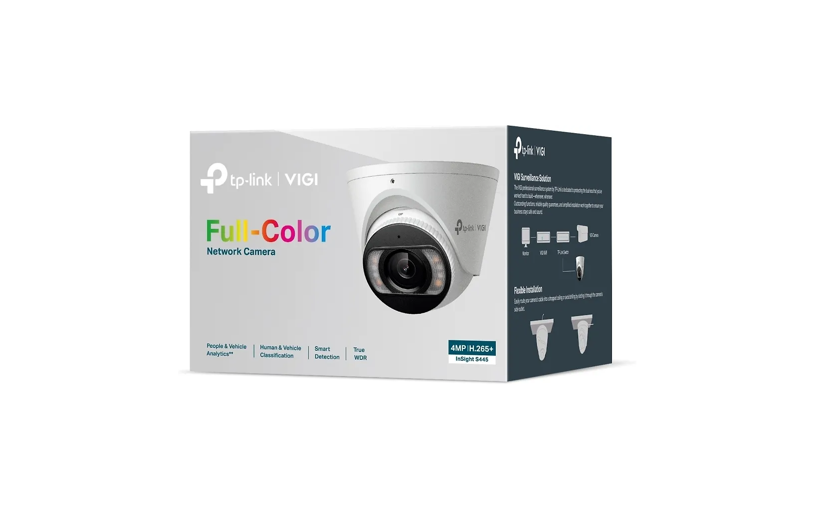 TP-Link InSight S445 valvontakamera ulkokäyttöön, 2,8 mm