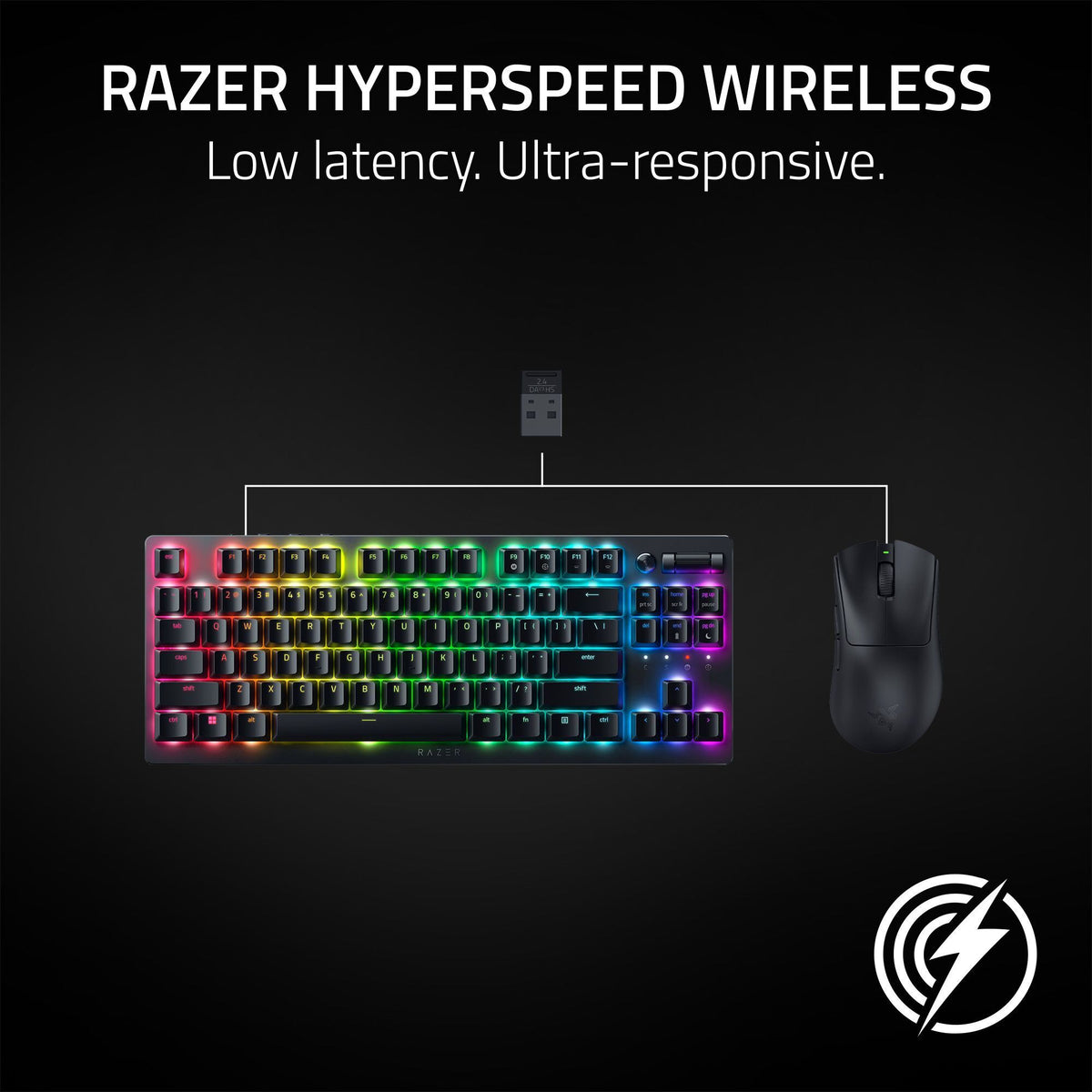 Razer Deathadder V3 Hyperspeed langaton pelihiiri – kuva 6
