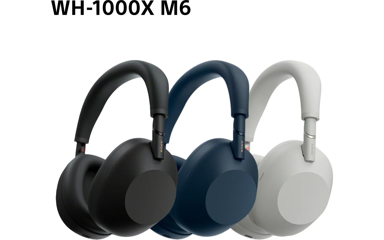 Sony WH-1000XM6 vastamelukuulokkeet, hopea