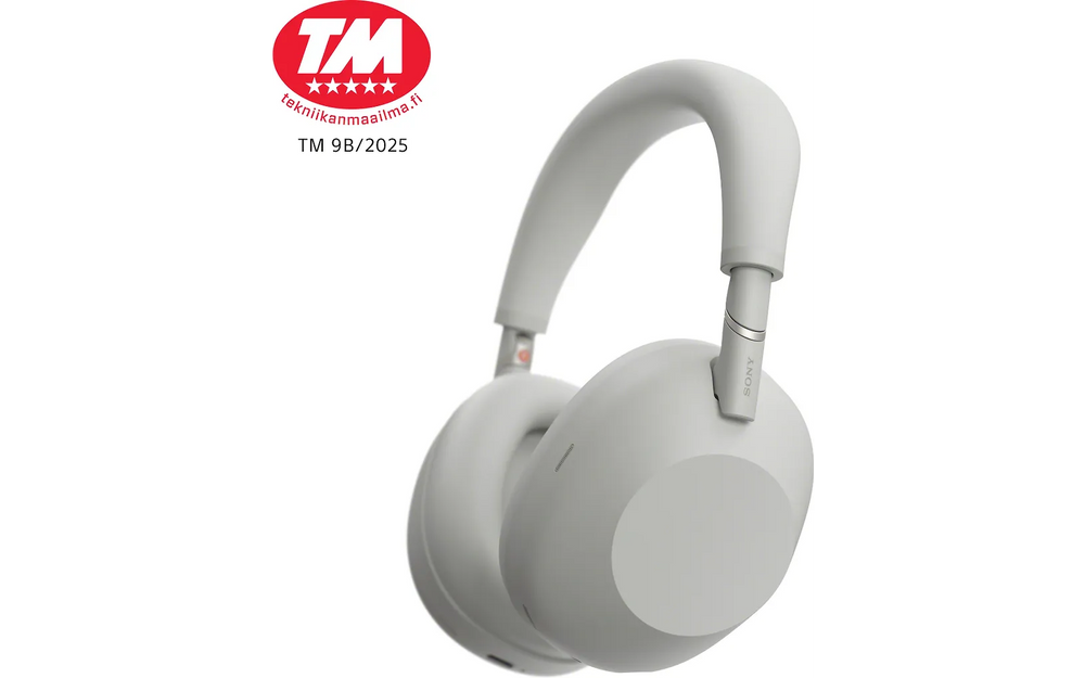 Sony WH-1000XM6 vastamelukuulokkeet, hopea