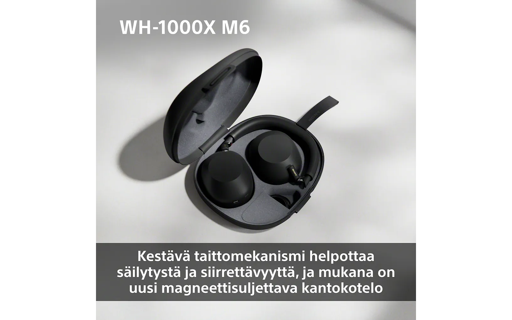 Sony WH-1000XM6 vastamelukuulokkeet, hopea
