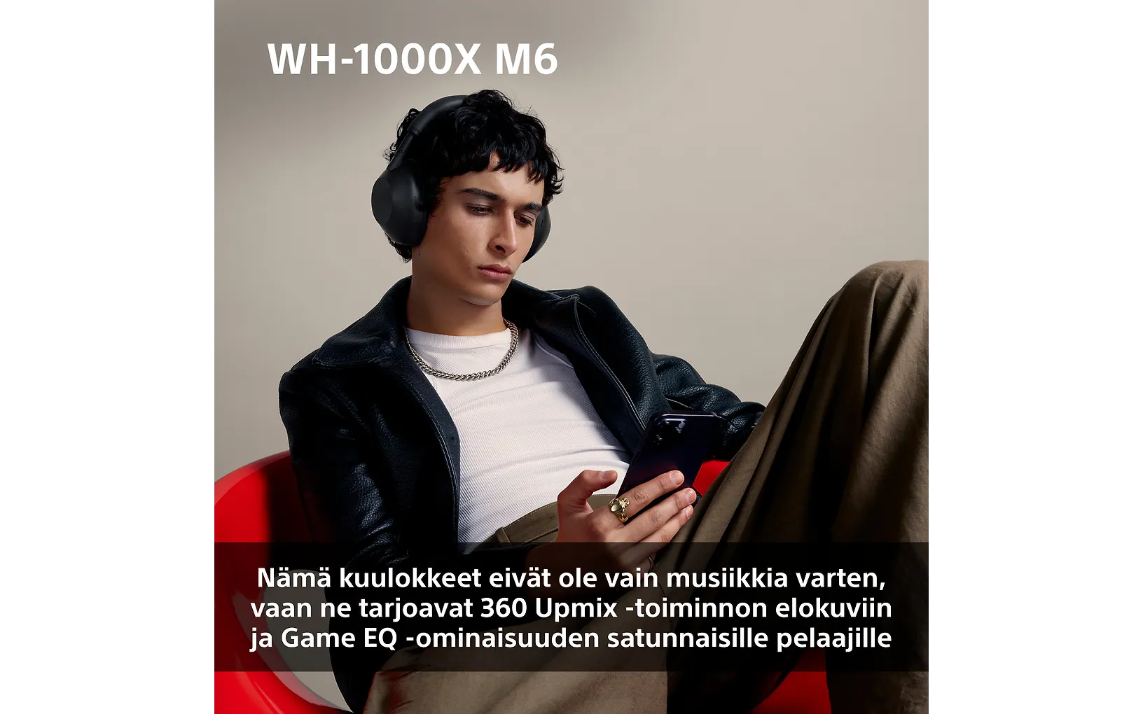 Sony WH-1000XM6 vastamelukuulokkeet, hopea