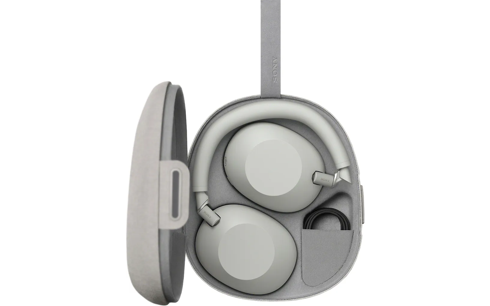 Sony WH-1000XM6 vastamelukuulokkeet, hopea
