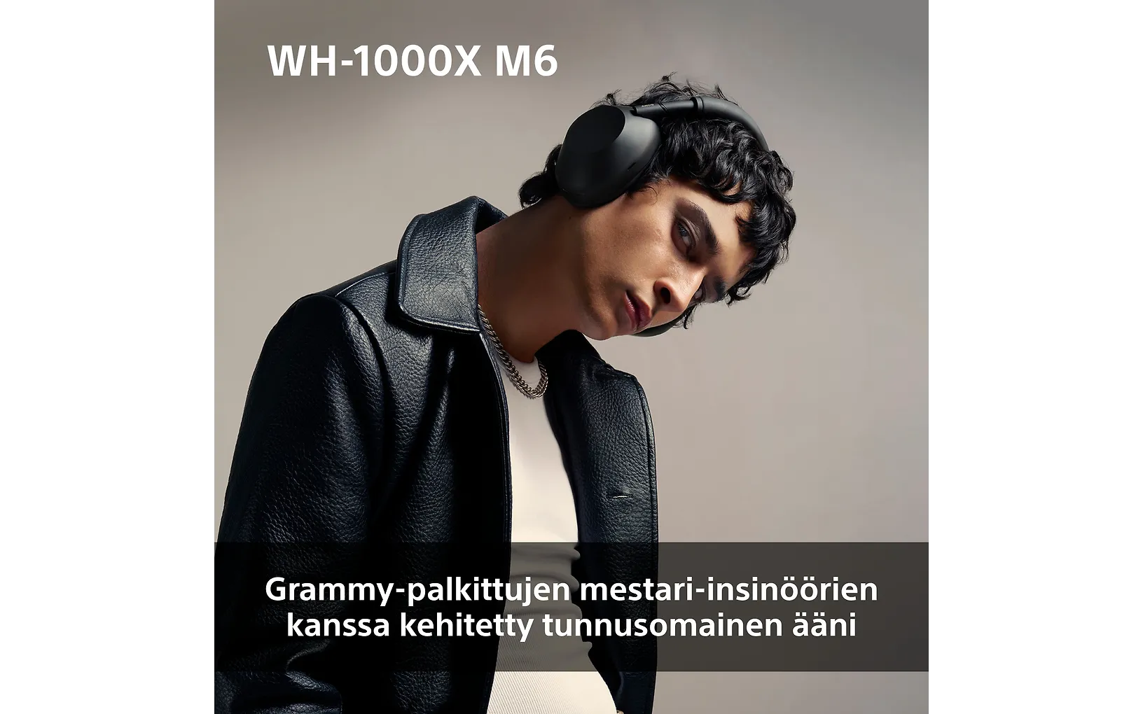 Sony WH-1000XM6 vastamelukuulokkeet, musta