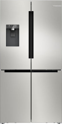 Bosch KFI96APEA Serie 6, French door -jääkaappipakastin, 4 ovea, teräs – kuva 1
