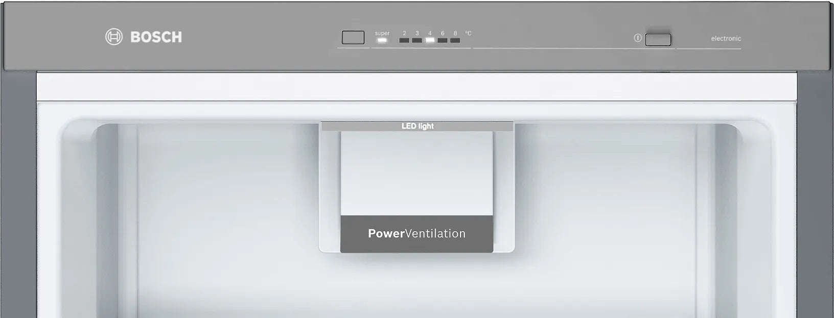 Bosch KSV36VXDP Serie 4 jääkaappi, harjattu musta teräs, anti fingerprint