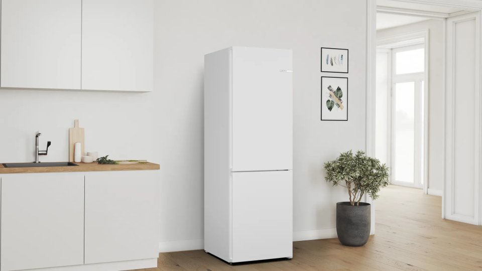 Bosch KGN362WDF Serie 4, Jääkaappipakastin, valkoinen
