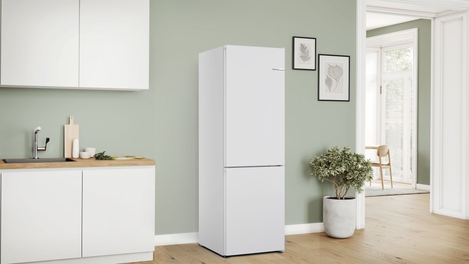 Bosch KGN362WDF Serie 4, Jääkaappipakastin, valkoinen