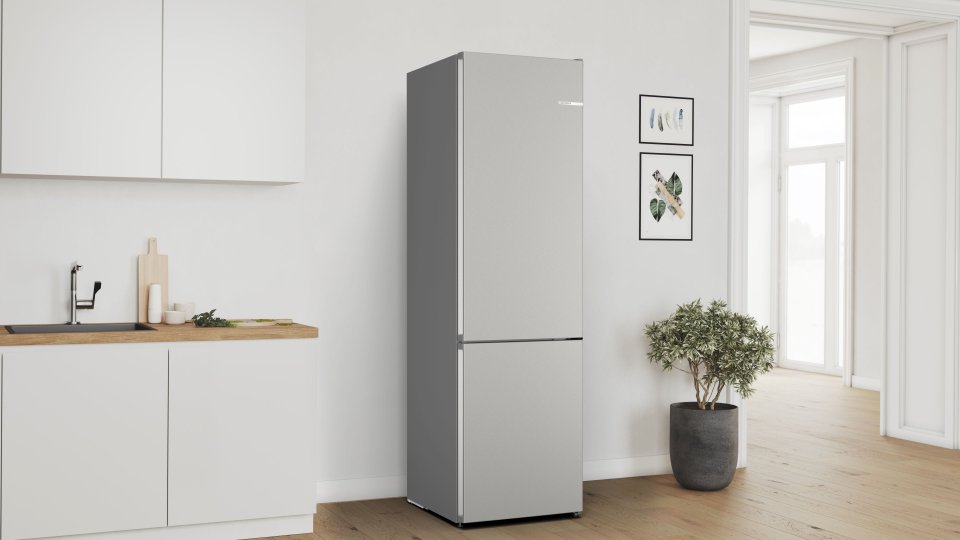 Bosch KGN392I1F Serie 4, Jääkaappipakastin, teräs