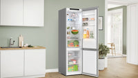 Bosch KGN392I1F Serie 4, Jääkaappipakastin, teräs