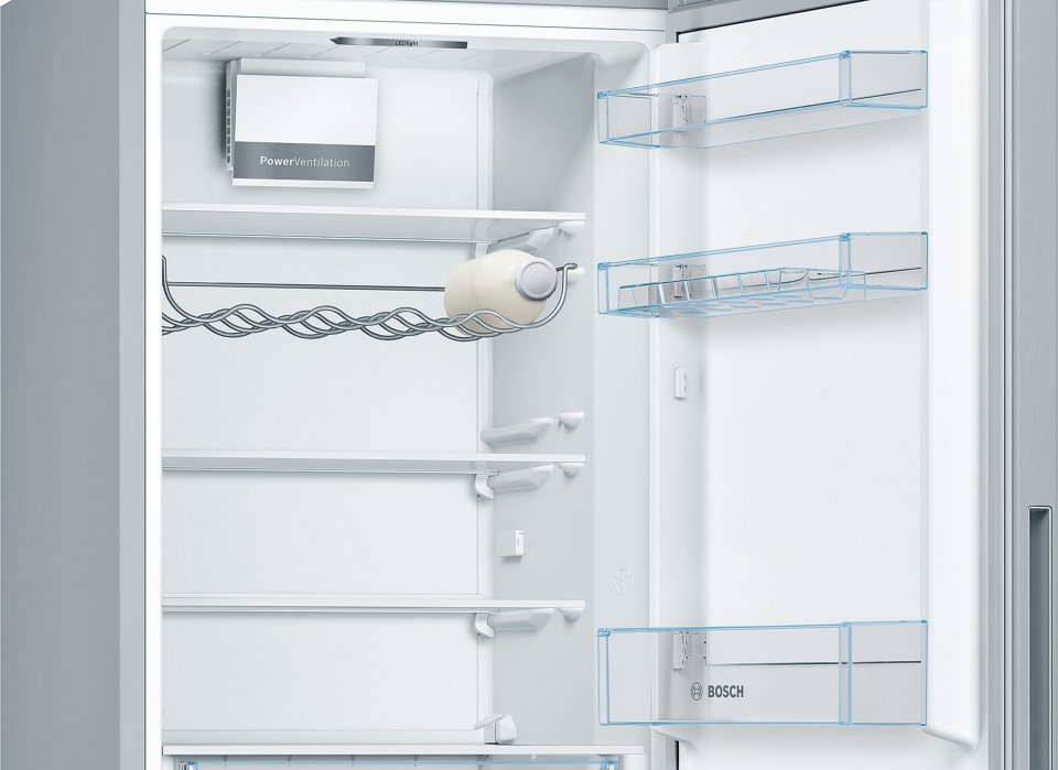 Bosch KGV36VIEAS Serie 4, Jääkaappipakastin, teräs