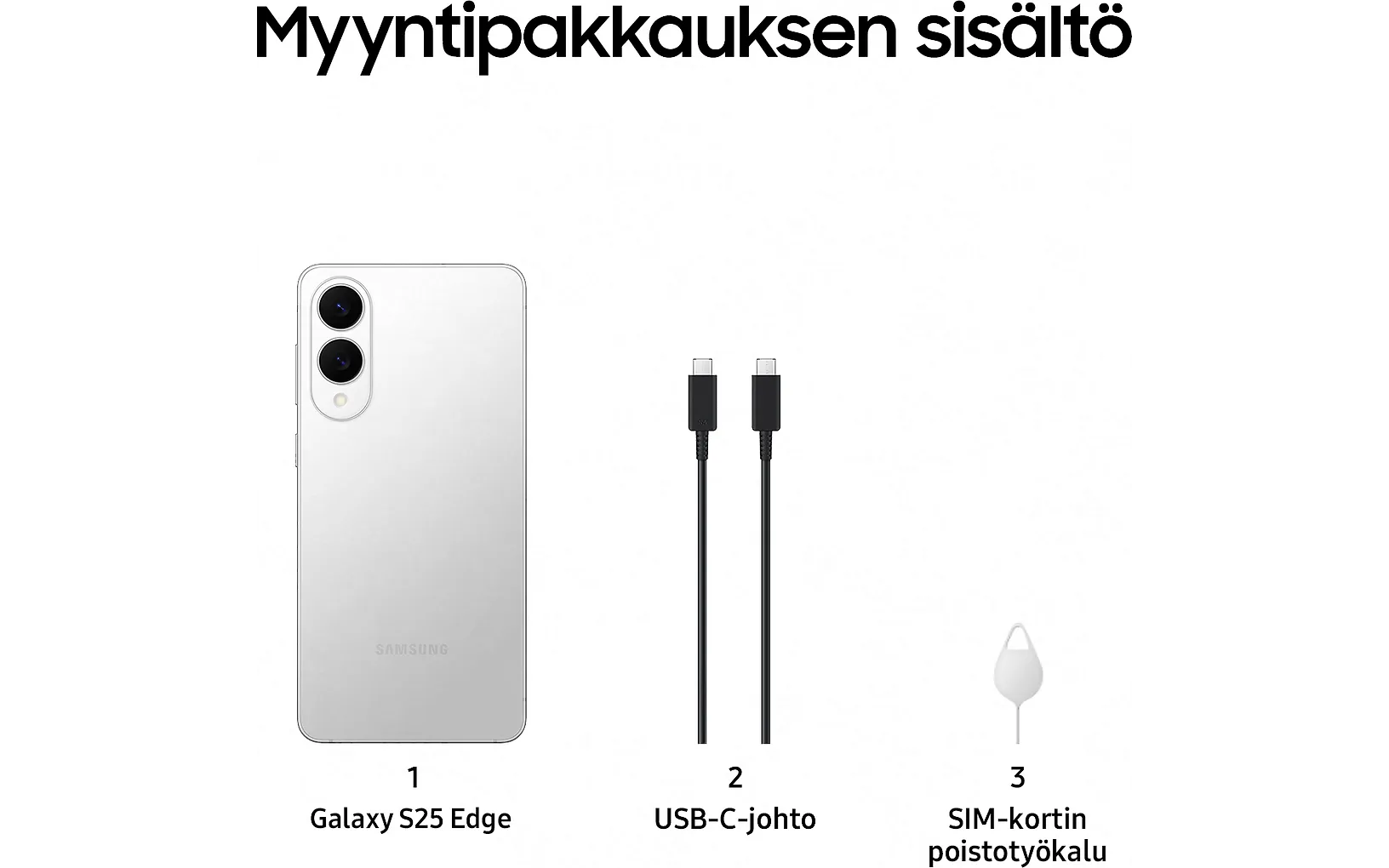 Samsung Galaxy S25 Edge 5G telefon, 512/12 GB, Titanium Silver