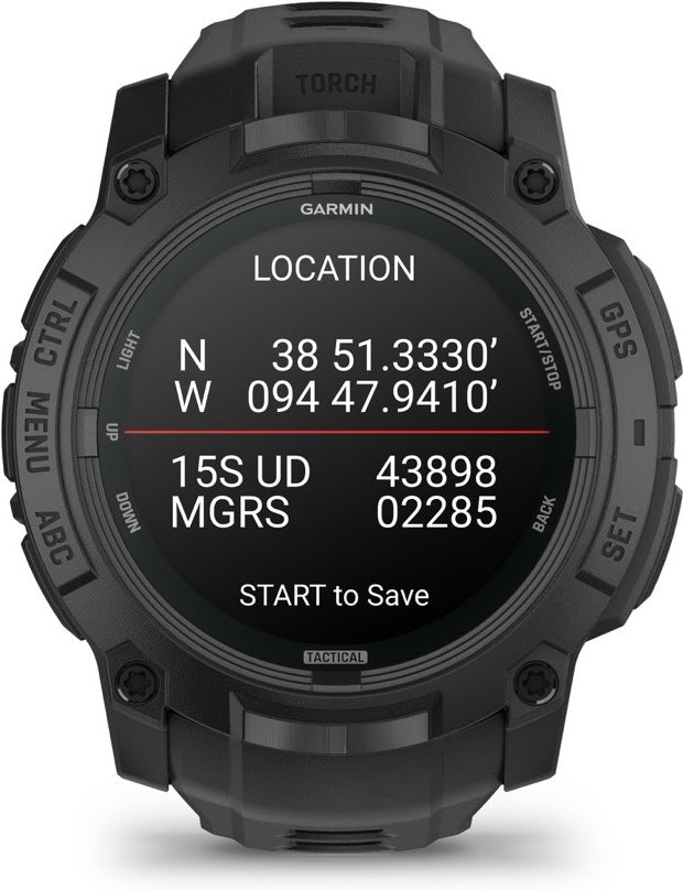 Garmin Instinct 3  - Tactical Edition - GPS-älykello, 50 mm, musta