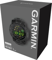 Garmin Instinct 3  - Tactical Edition - GPS-älykello, 50 mm, musta