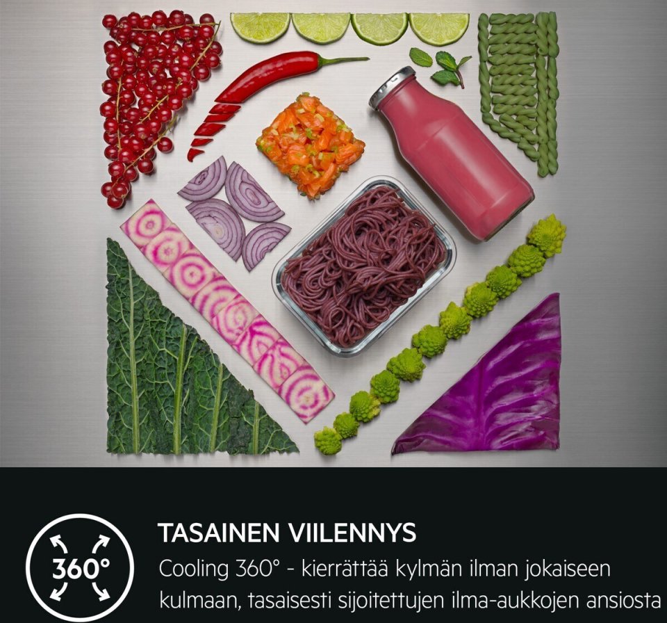 AEG ORK8M391DL jääkaappi, musta teräs