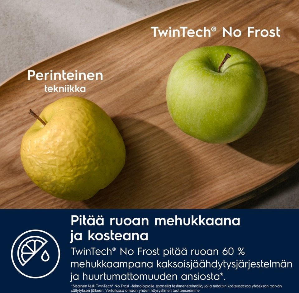 Electrolux ENT6ME19S jääkaappipakastin, integroitava