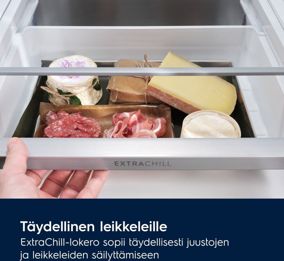 Electrolux LNT7MC32X jääkaappipakastin, Infinity teräs