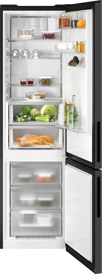 Electrolux LNT8MB36B jääkaappipakastin, musta teräs, 2m