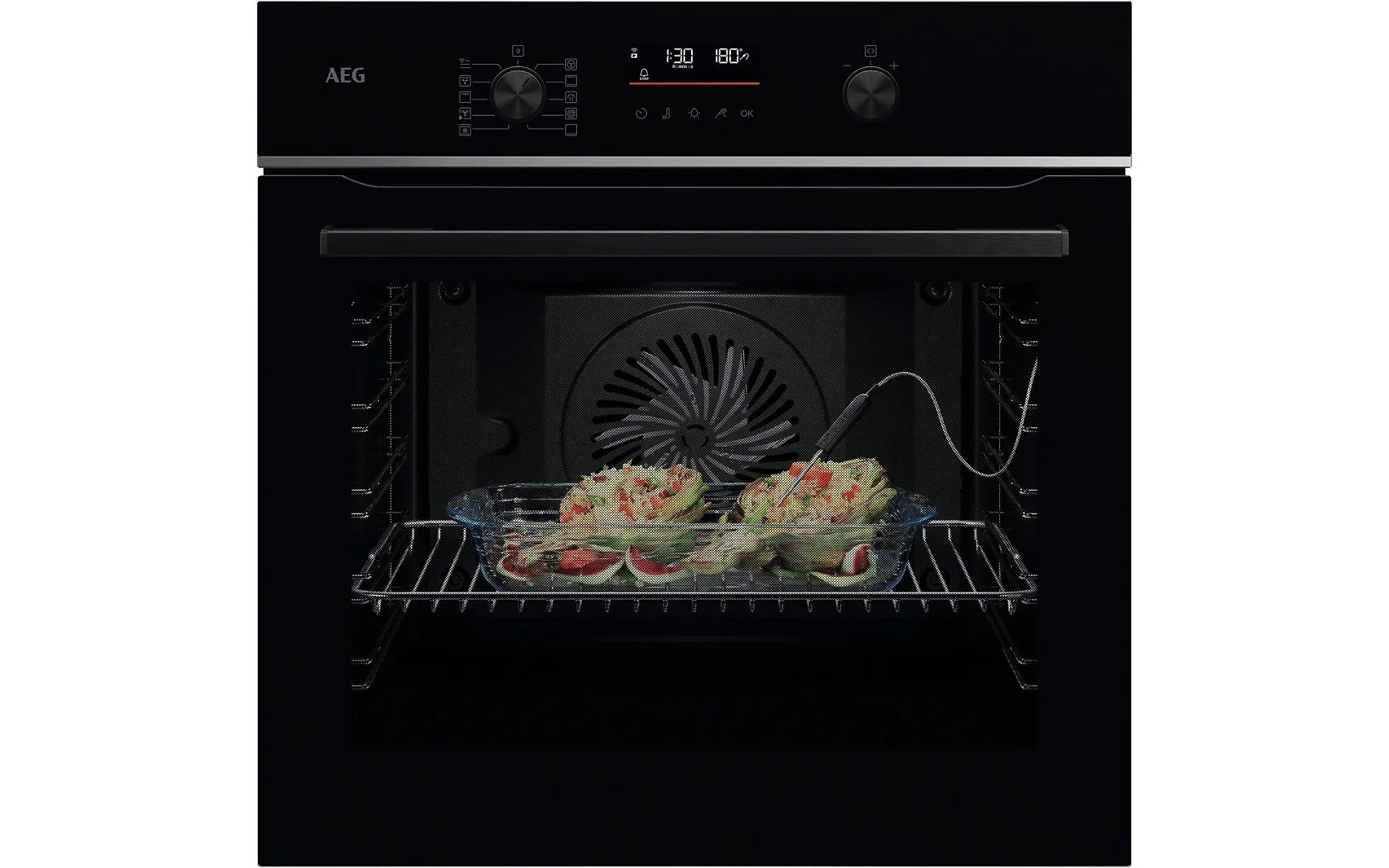AEG TA5PB53WAB 5000 SurroundCook SteamBake multifunktionsugn, svart