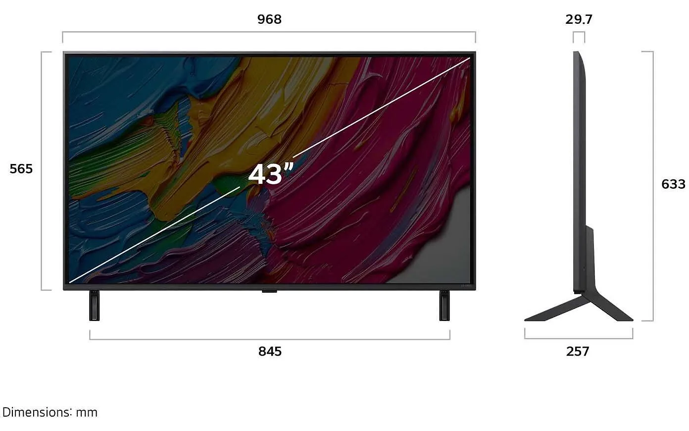 LG 43" QNED 80 – 4K TV (2025)