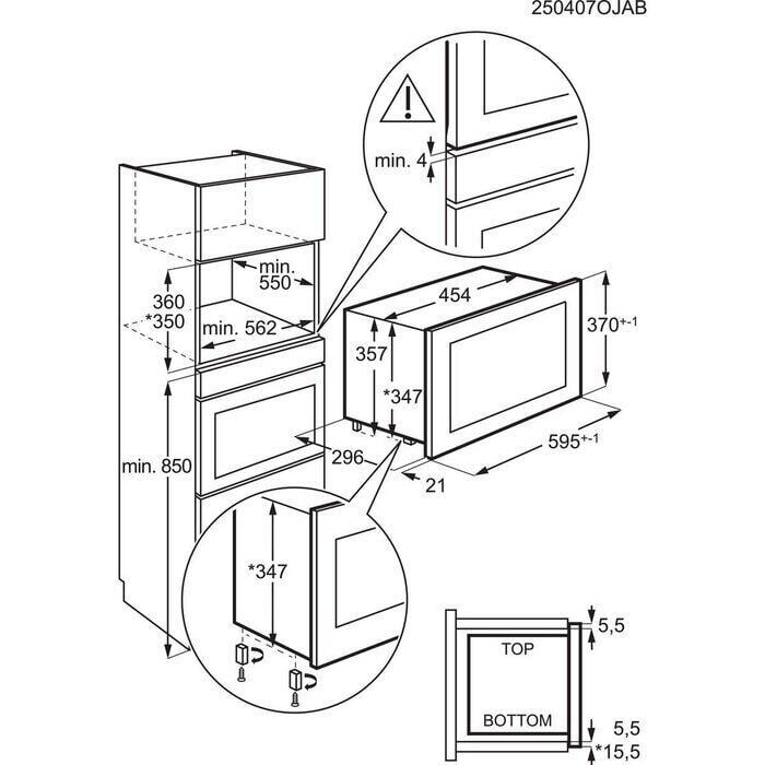 AEG TB6SM171DB mikroaaltouuni, musta – kuva 13
