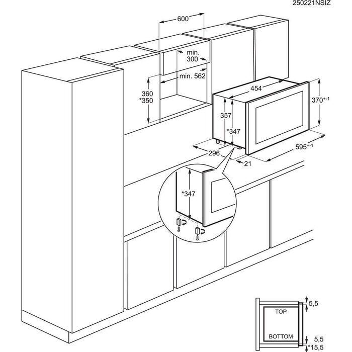 AEG TB6SM171DB mikroaaltouuni, musta – kuva 12