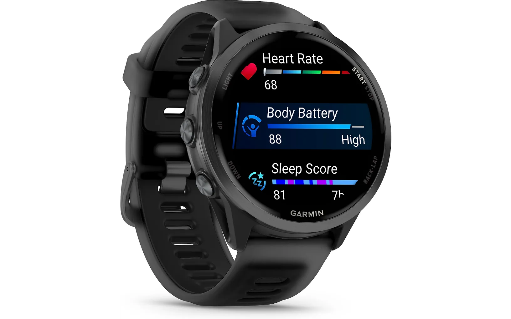 Garmin Forerunner 570 GPS juoksuälykello, 47 mm, Black