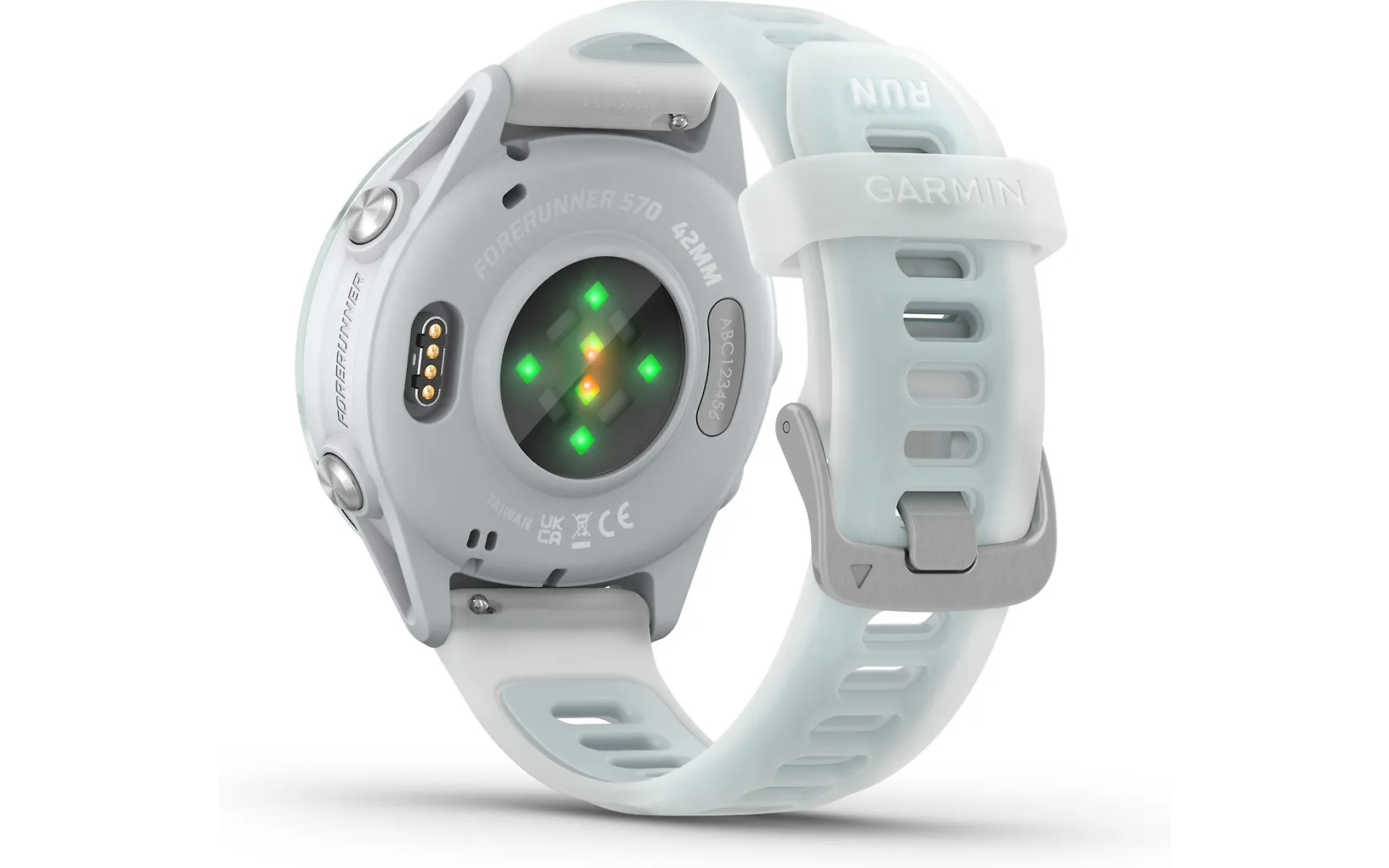 Garmin Forerunner 570 GPS juoksuälykello, 42 mm, Whitestone / Cloud Blue