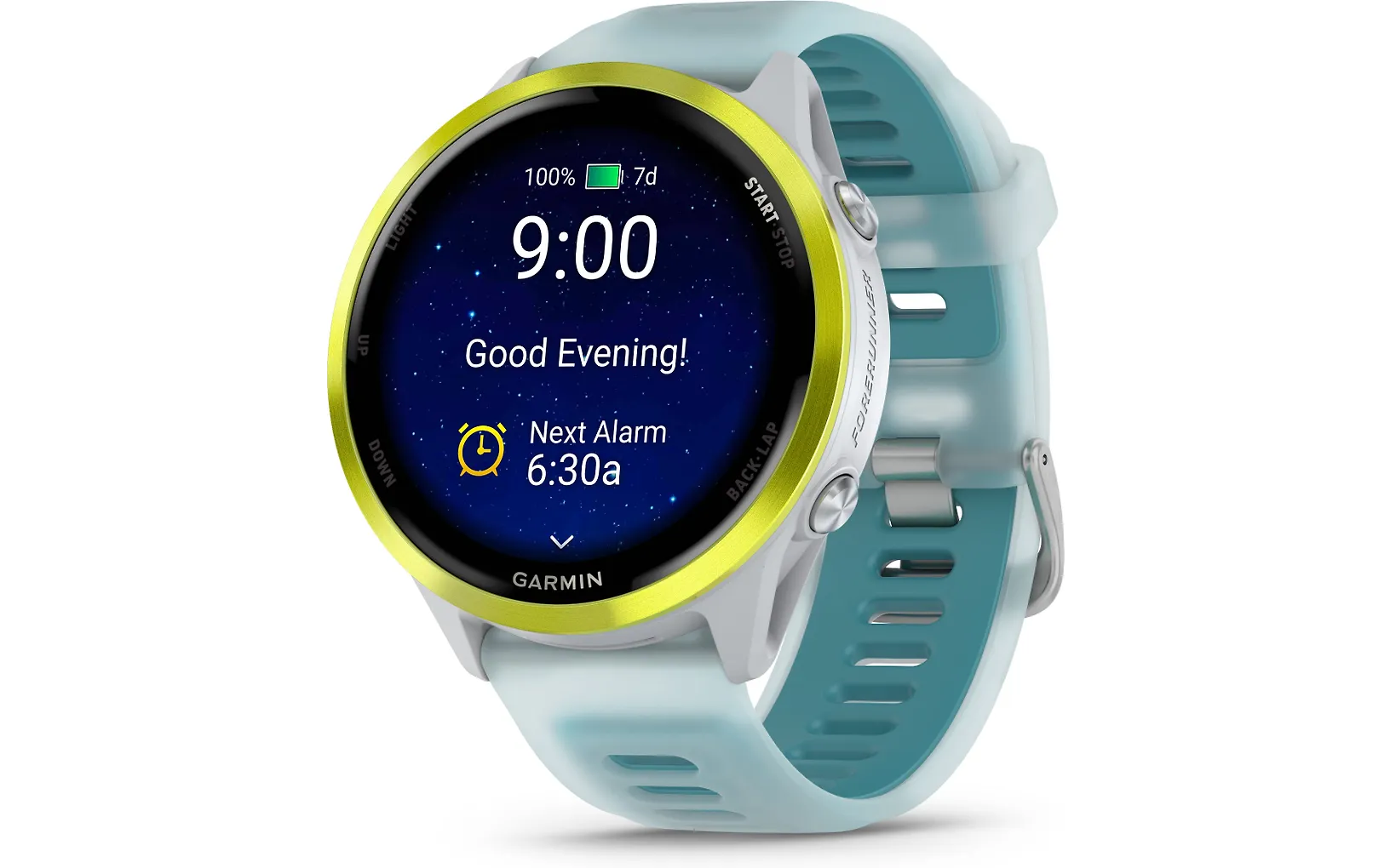 Garmin Forerunner 570 GPS juoksuälykello, 47 mm, Whitestone / Amp Yellow