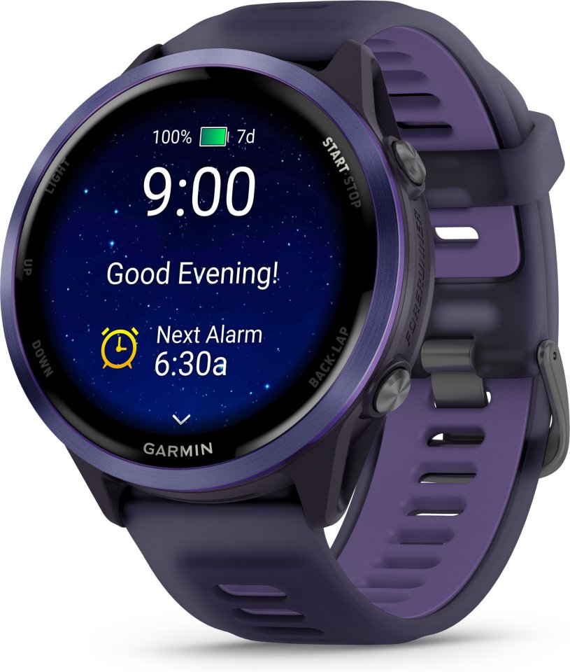 Garmin Forerunner 570 GPS juoksuälykello, 47 mm, Imperial Purple / Indigo