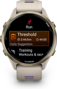 Garmin Forerunner 970 GPS juoksuälykello, French Gray / Indigo