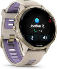 Garmin Forerunner 970 GPS juoksuälykello, French Gray / Indigo