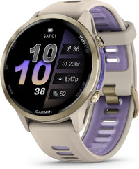 Garmin Forerunner 970 GPS juoksuälykello, French Gray / Indigo