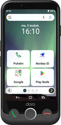 Doro Aurora A11 älypuhelin, Graphite – 1