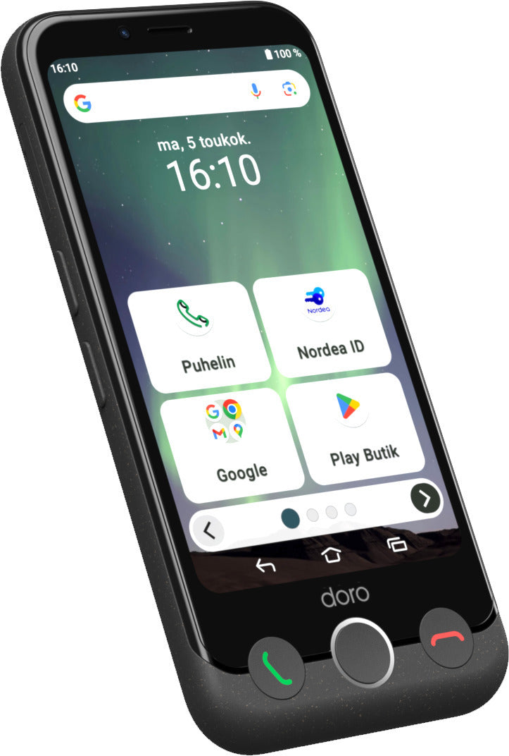 Doro Aurora A11 älypuhelin, Graphite – 2