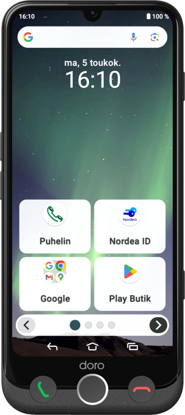 Doro Aurora A31 älypuhelin, Graphite – 1