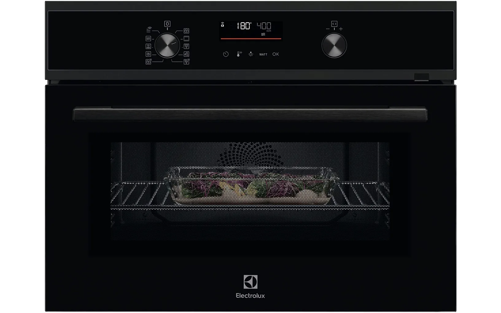 Electrolux COM800CB 600 CombiQuick yhdistelmäuuni, musta