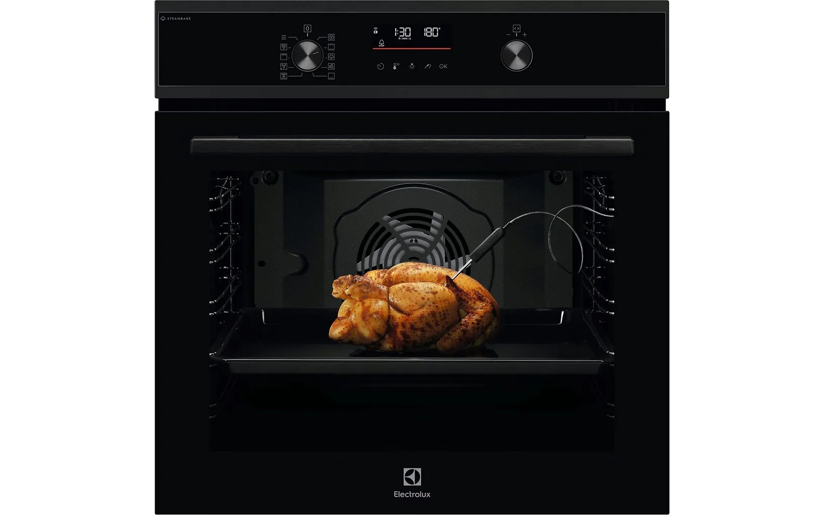 Electrolux COP828B 500 SurroundCook SteamBake multifunktionsugn, svart