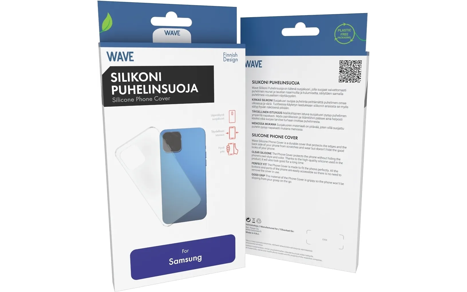Wave Silikonisuoja, Samsung Galaxy A26 5G, kirkas - E-store.fi