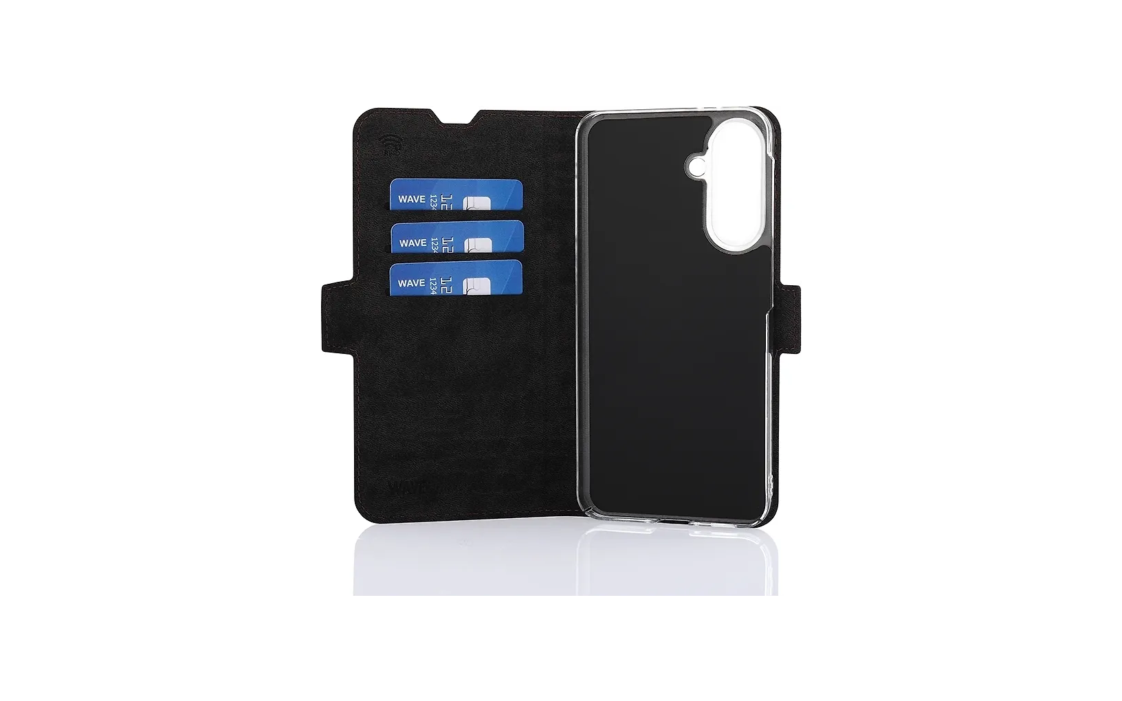 Wave Book Case, Samsung Galaxy A56 5G, Smoky Sangria