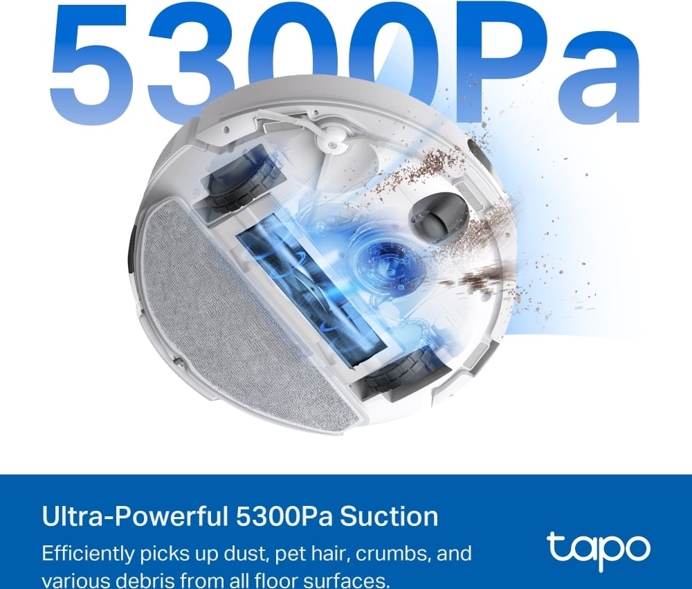 TP-Link Tapo RV30 Max robotti-imuri, valkoinen