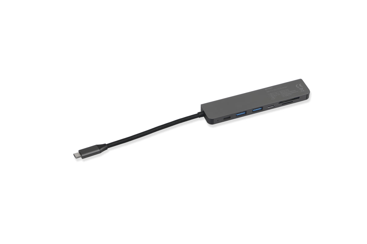 Fuj:tech Slim USB-C Hubi 100 W PD-latauksella, 5 porttia – kuva 8