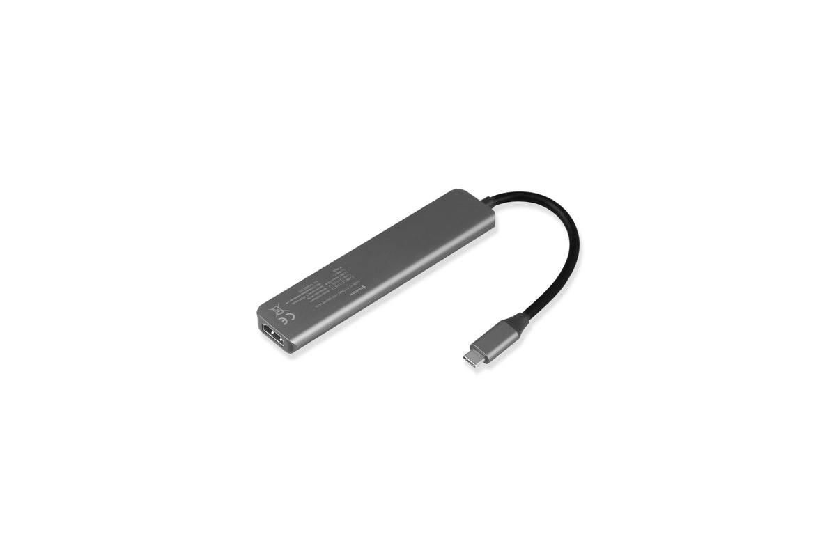Fuj:tech Slim USB-C Hubi 100 W PD-latauksella, 5 porttia – kuva 9