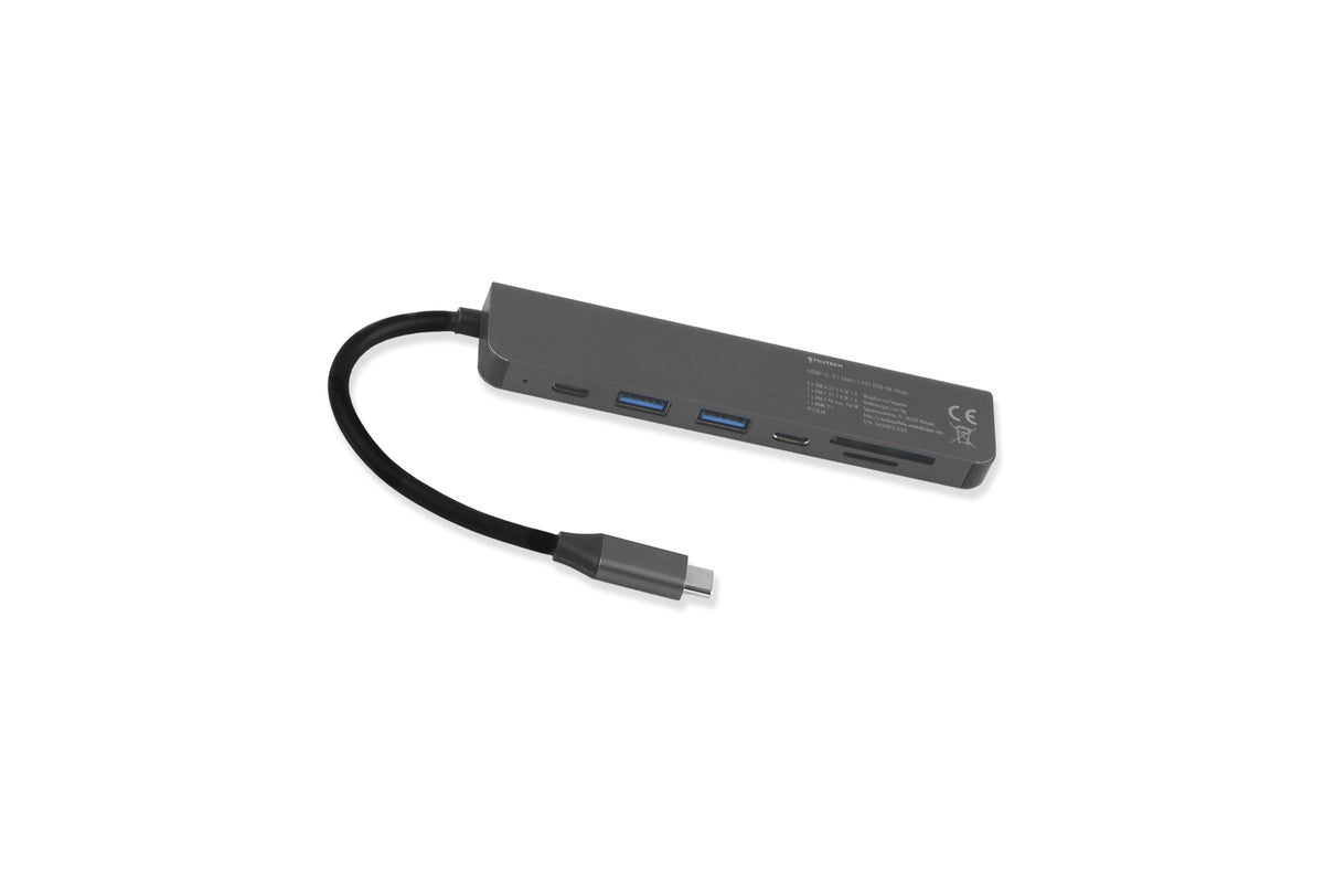Fuj:tech Slim USB-C Hubi 100 W PD-latauksella, 5 porttia – kuva 7