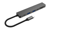 Fuj:tech Slim USB-C Hubi 100 W PD-latauksella, 5 porttia – kuva 5