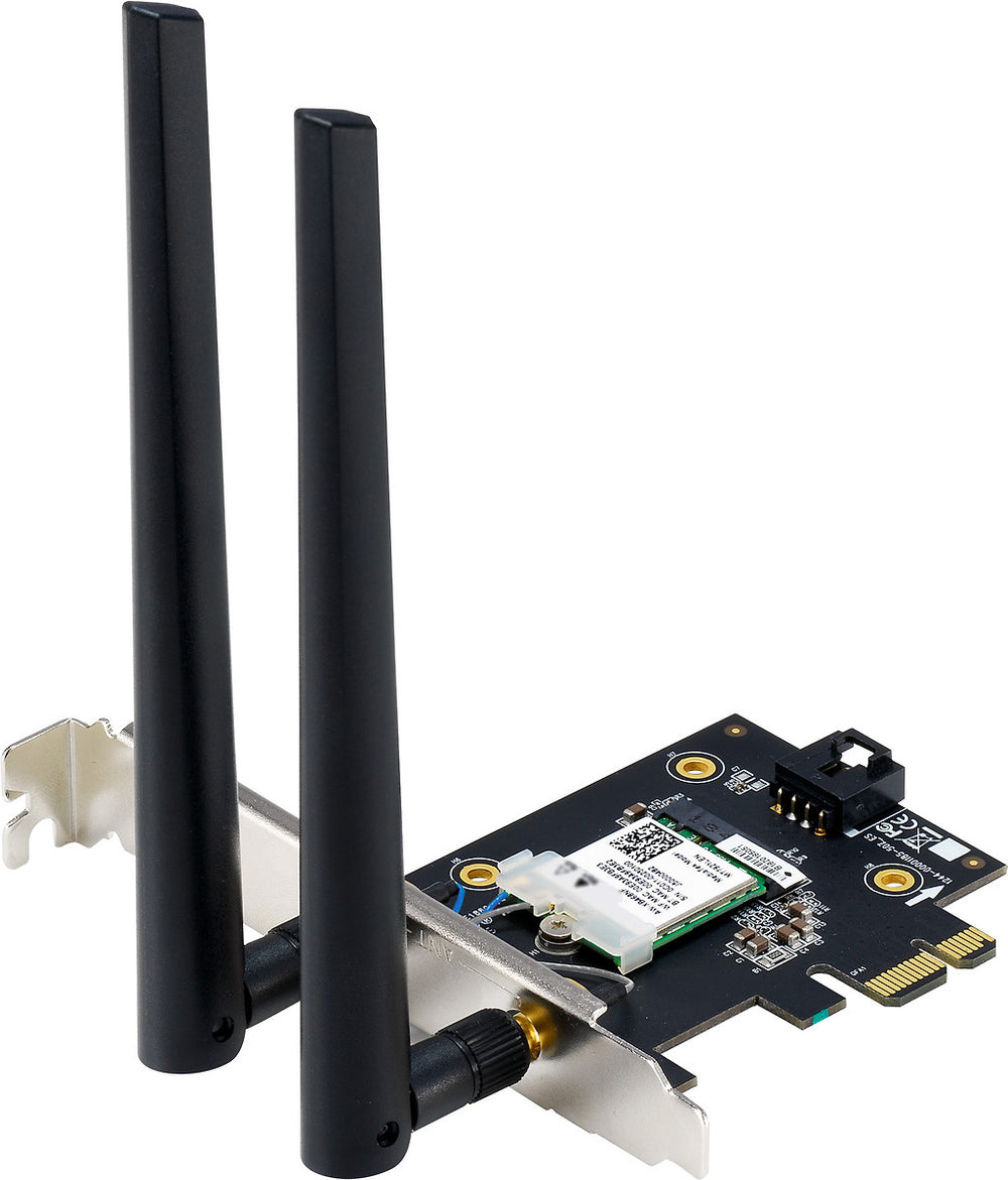 ASUS PCE-BE6500 PCIe Wi-Fi 7 verkkokortti Bluetooth-tuella – kuva 2